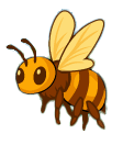 cartoon bee